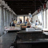 De overdekte vismarkt van Brugge